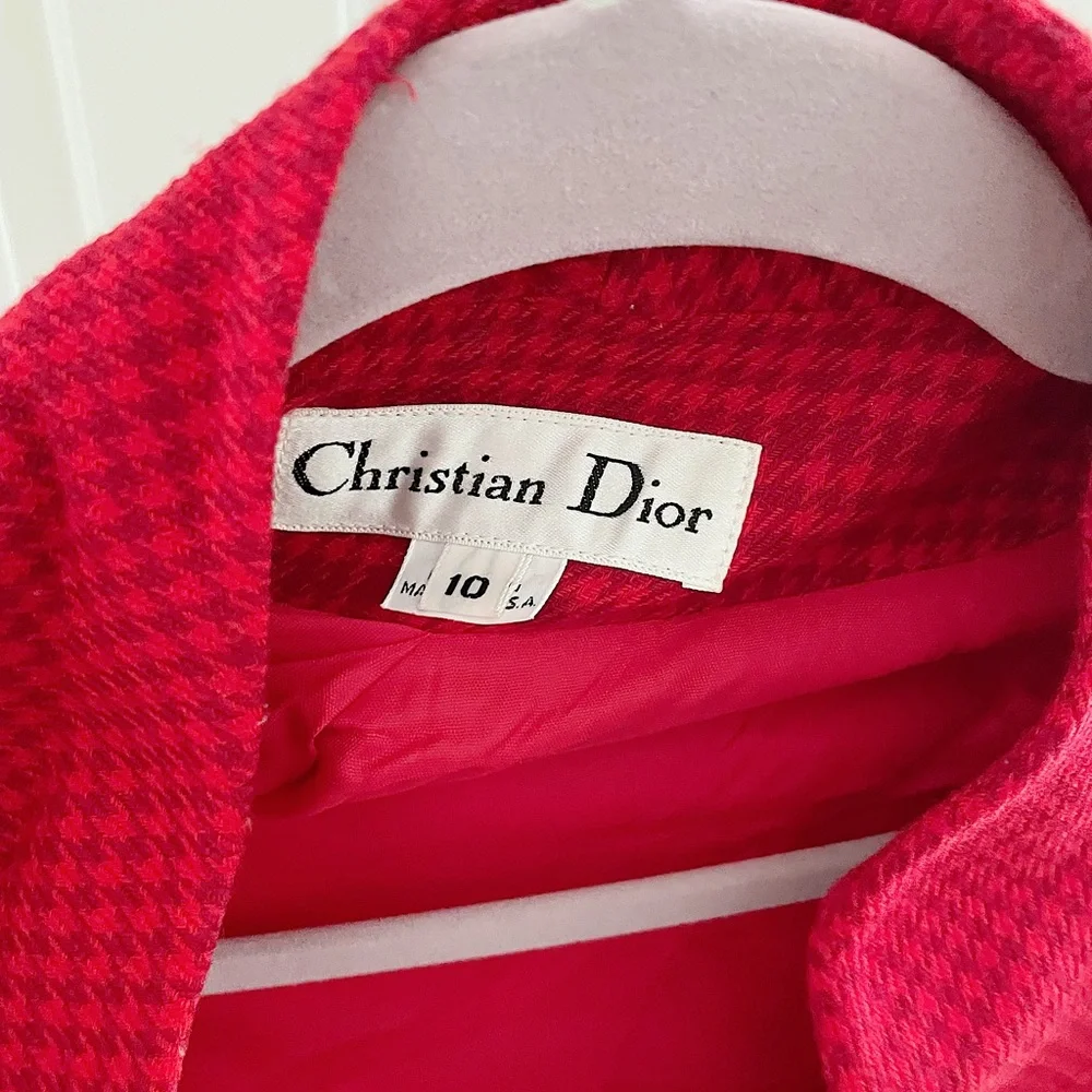 VINTAGE DIOR Red Blazer/Jacket